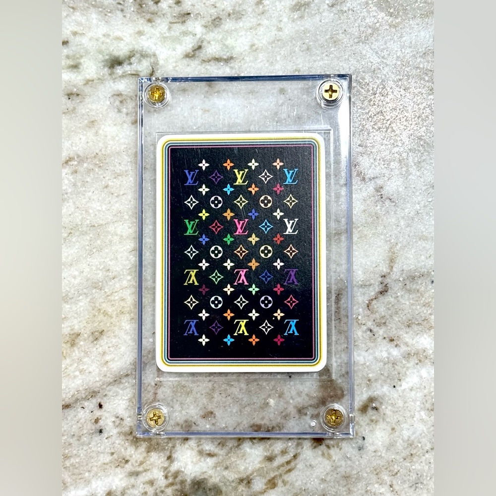 Louis Vuitton Takashi Murakami Monogram Playing Card Two of Clubs